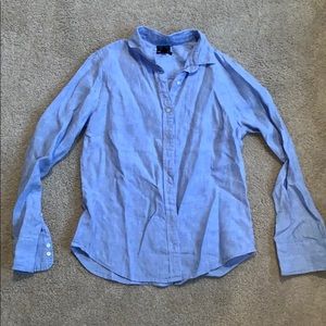 JCrew Chambray Linen blouse